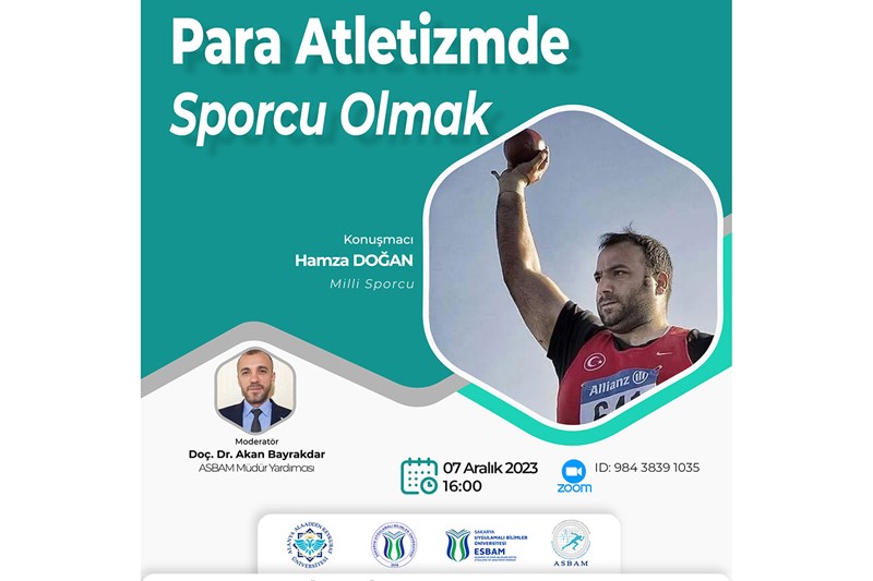 Webinar: "Para Atletizmde Sporcu Olmak"